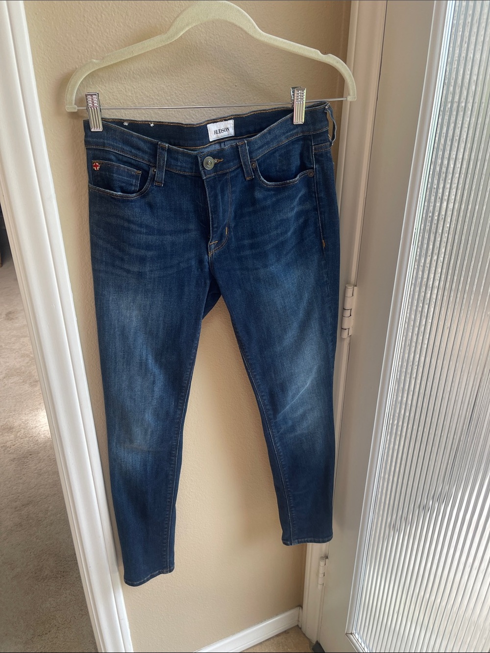 Hudson Jeans Women’s Skinny Dark Blue Stretch Denim